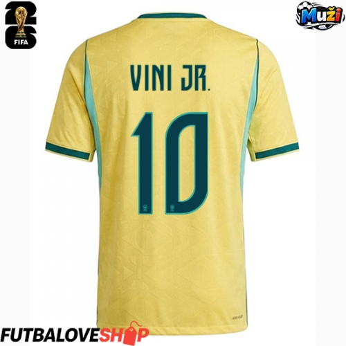 Dres Brazília Vinicius Junior #10 Domáci MS 2026 Krátky Rukáv